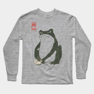 Cottagecore Japanese Aesthetic Frog Long Sleeve T-Shirt